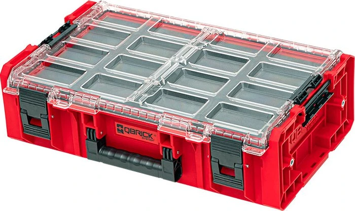 Qbrick System ONE Organiser 2XL 2.0 MFI RED Ultra HD Custom Werkzeugkoffer