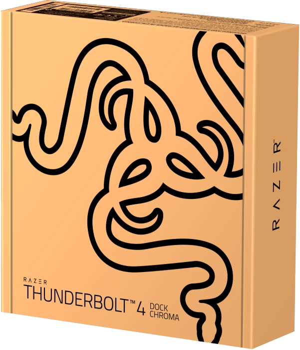 Razer Thunderbolt 4 Dock Chroma, schwarz, UK, Thunderbolt 4 [Buchse]