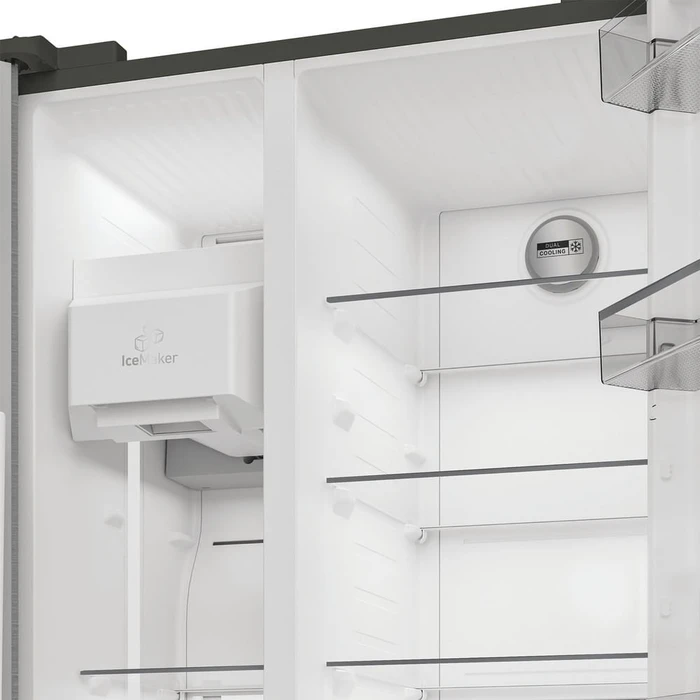 Bauknecht SBS IW E90 Side-by-Side black