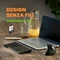 Perixx Periboard-732 Wireless Mini Keyboard, schwarz, LEDs weiß, USB, IT Vorschaubild