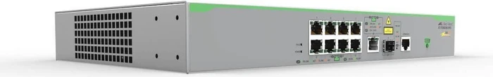 Allied Telesis CentreCOM FS980M Desktop Managed Switch, 8x RJ-45, 1x RJ-45/SFP, 150W PoE+