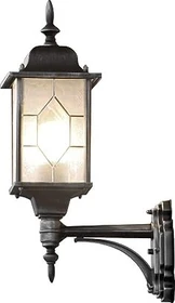 Konstsmide Milano 16cm Wandleuchte stehend 1-flammig schwarz