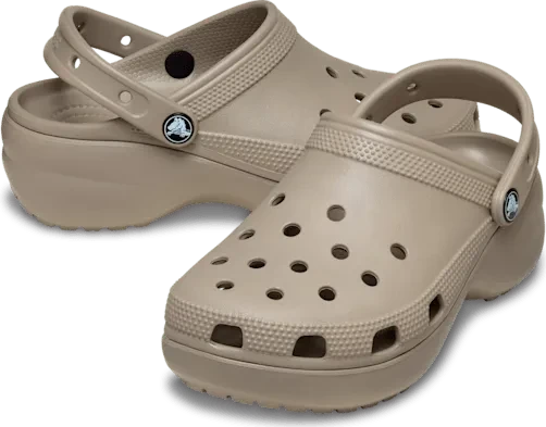 Crocs Classic Platform taupe (Damen)