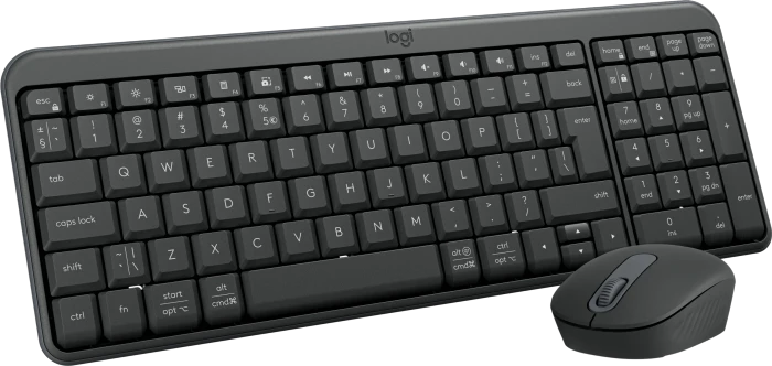 Logitech MK250 Compact Wireless Combo Graphite, Bluetooth, US