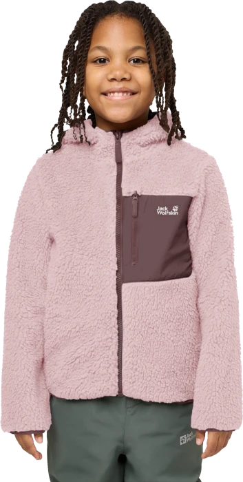 Jack Wolfskin Ice Curl Hood Jacke dusty blush (Junior)