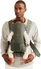 BabyBjörn Mini Babytrage gewebt dunkelgrün