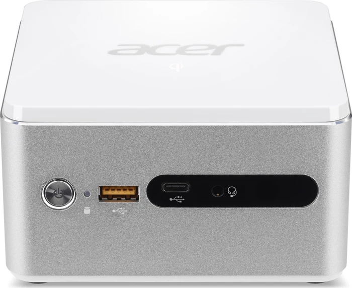 Acer Revo Cube weiß, weiß/silber, Celeron 3865U, 4GB RAM, 128GB SSD