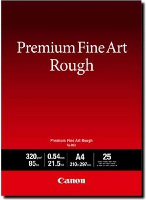 Canon FA-RG1 Premium Fine Art Rough Inkjetpapier weiß, A4, 320g/m², 25 Blatt