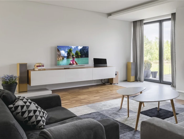 Hama DVB-T/DVB-T2-Zimmerantenne, Performance 55, flach, aktiv, schwarz