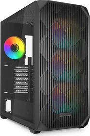 Sharkoon AK3 RGB Black, Glasfenster