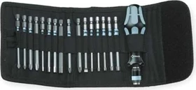 Wera Kraftform Kompakt 60 Edelstahl Imperial Bitset inkl. Tasche, 17-tlg.