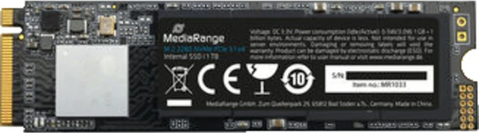 MediaRange MR103x SSD NVMe, M.2