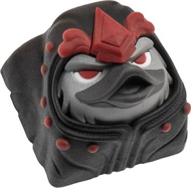 Ducky x Hot Keys Project Ducky League Keycap Dark Edition - Aqua Duck, Kunstharz (Resin), schwarz/rot/grau, 1 Taste