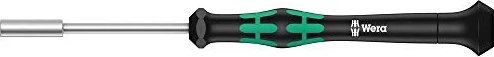 Wera Kraftform Micro 2069 Elektroniker Außensechskant Schraubendreher, 3.2x60mm