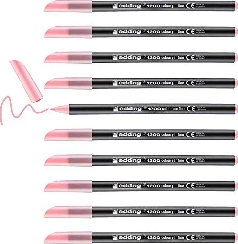 edding 1200 metallic kirschblüte, 10er-Pack