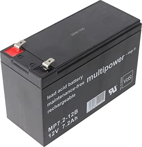 MultiPower Bleiakku MP7.2-12B 7.2Ah