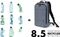Dicota Slim Eco Motion 13-14.1" Laptop Rucksack, blue denim Vorschaubild