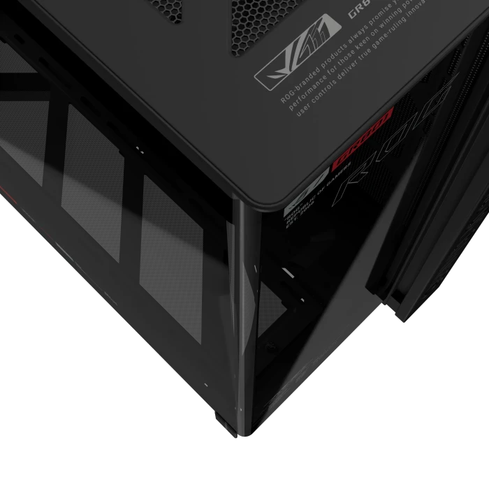 ASUS ROG Cronox GR801 Curve TG ARGB Black, Glasfenster