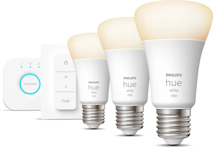 Philips Hue White 1100 E27 9.5W Starter-Kit