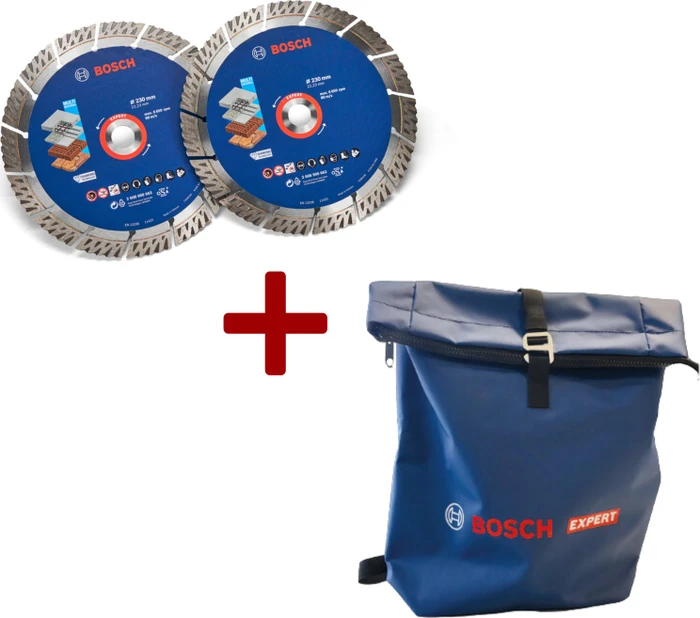 Bosch Professional EXPERT MultiMaterial Diamanttrennscheiben-Set, 2-tlg.