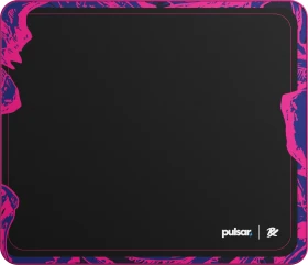 Pulsar Gaming Gears eS eSports Gaming-Mauspad XL, 490x420mm, PRX Edition schwarz/pink
