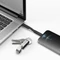 Vonmählen High Six 6in1 USB-C Kabel mit Lightning/USB Micro-B/USB-A Adapter Dongle, schwarz/silber Vorschaubild