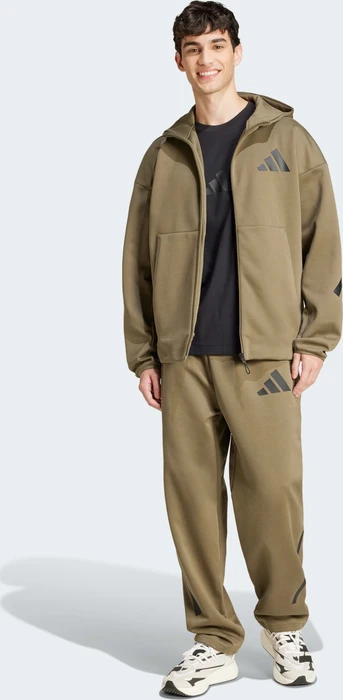 adidas Z.N.E. Zip Hoodie olive strata (Herren)