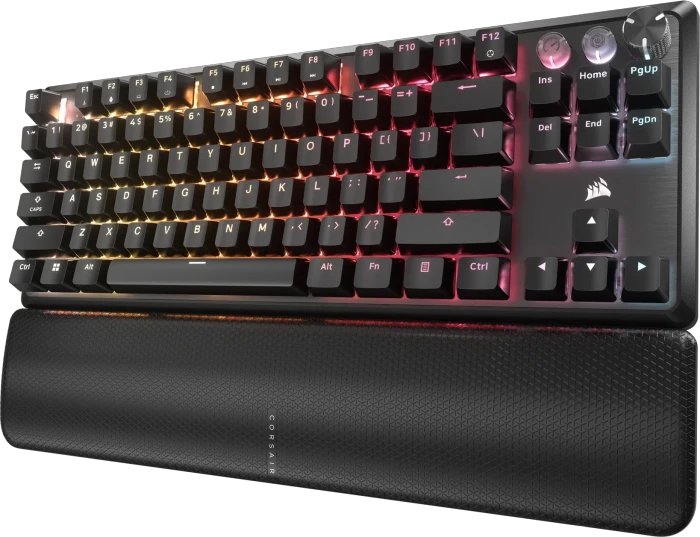 Corsair Gaming K70 PRO TKL Magnetic-Mechanical, schwarz, Corsair MGX Hyperdrive, USB, US