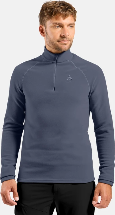 Odlo Rigi Mid Layer Half Zip Laufshirt langarm india ink (Herren)