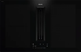 Miele KMDA7676-1FL Induktionskochfeld mit Kochfeldabzug autark BlackPerfection