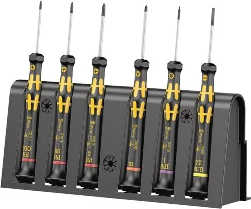 Wera Kraftform Micro ESD 1550/6 Elektroniker Schraubendrehersatz, 6-tlg.