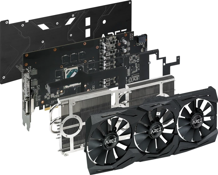 ASUS AREZ Strix Radeon RX 580, AREZ-STRIX-RX580-8G-GAMING, 8GB GDDR5, DVI, 2x HDMI, 2x DP
