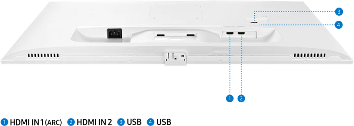 Samsung Smart Monitor M5 M50A, weiß, 31.5"
