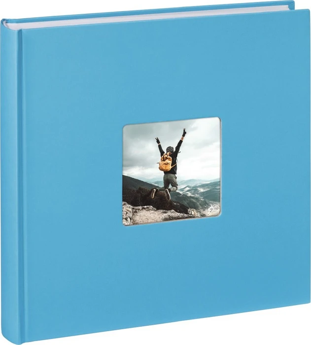 Hama Jumbo Fotoalbum, 30x30, 100 weiße Seiten, Fine Art blau