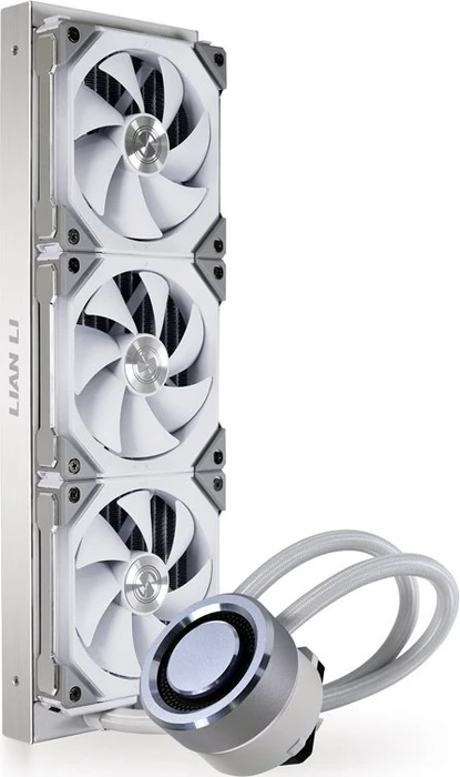 Lian Li Galahad AIO Uni Fan SL Edition 360 White V2, weiß