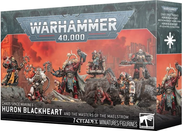 Games Workshop Warhammer 40.000 - Chaos Space Marines - Huron Blackheart and the Masters of the Maelstrom