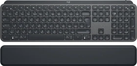 Logitech MX Keys Plus MX Palm Rest, schwarz, USB/Bluetooth, US