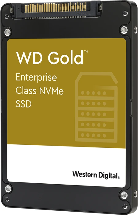 Western Digital Gold Enterprise Class NVMe SSD - 0.8DWPD 3.84TB, SE, 2.5" / U.2 / PCIe 3.1 x4