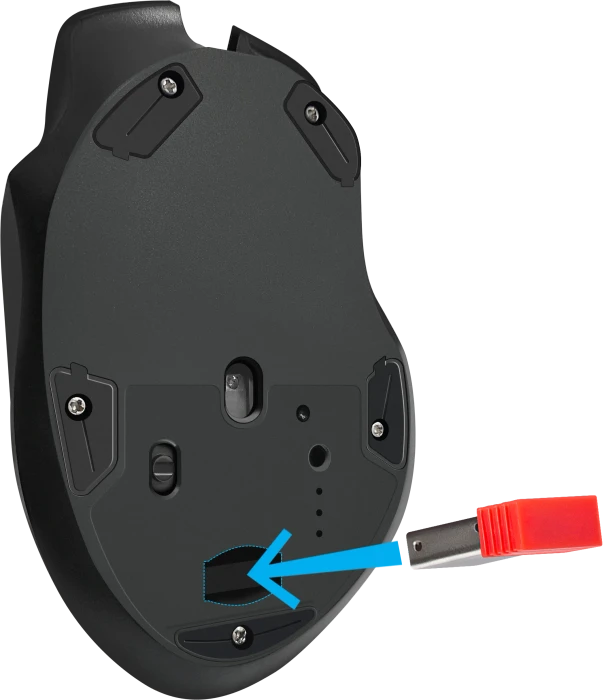 Defender Thunder GM-213 Wireless Gaming Mouse schwarz, USB