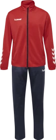 hummel Promo Poly Trainingsanzug true red/marine (Junior)