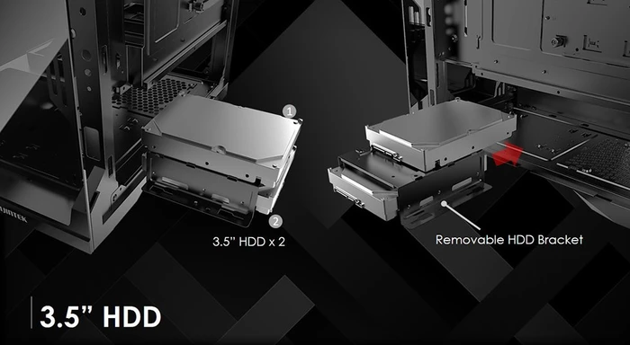 Raijintek Silenos Pro, Glasfenster