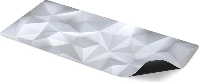 Endorfy Crystal Onyx White XL, 900x400mm, Motiv weiß/grau