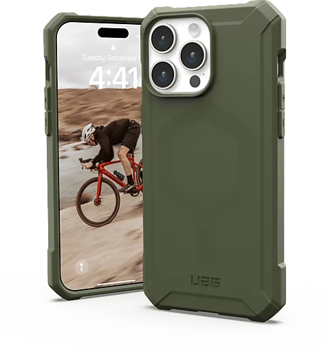 UAG Essential Armor Case with MagSafe für Apple iPhone 15 Pro Olive Drab