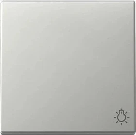 Gira Wippe mit Symbol Licht, Edelstahl