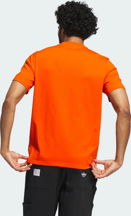 adidas Heavyweight Shmoofoil T-Shirt kurzarm collegiate orange (Herren)