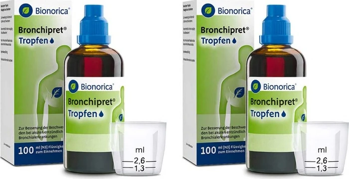 Bionorica SE Bronchipret Tropfen, 200ml (2x 100ml)