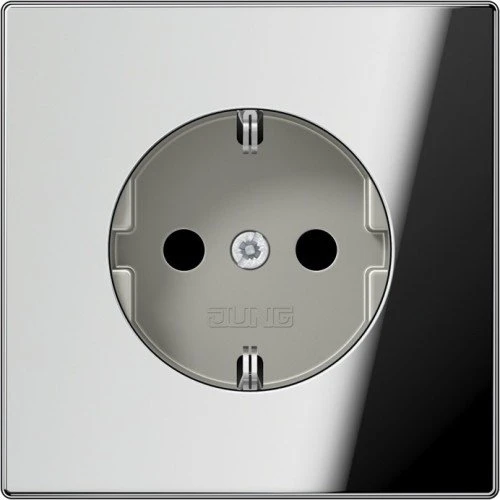 Jung Serie LS Steckdose Metallausführungen 16A 250V, glanzchrom