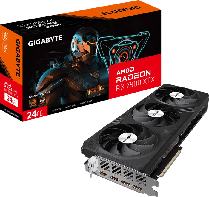 GIGABYTE Radeon RX 7900 XTX Gaming OC 24G, 24GB GDDR6, 2x HDMI, 2x DP