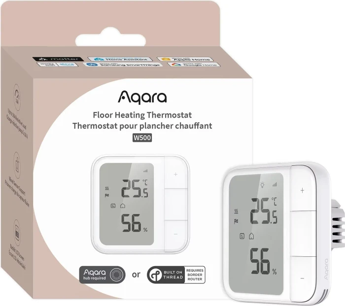Aqara W500 Wandthermostat Fußbodenheizung