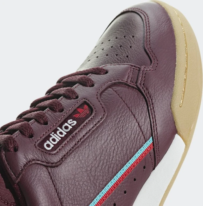 adidas Continental 80 collegiate burgundy/scarlet/hi-res aqua